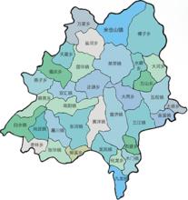 旺蒼縣行政區劃圖