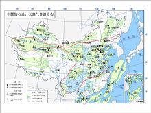 中國天然氣資源分布