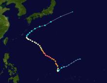 超強颱風范斯高 路徑圖