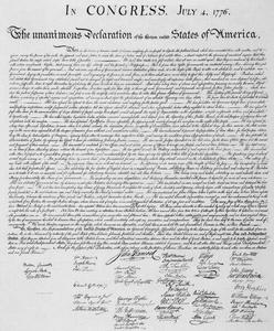 《美國獨立宣言》