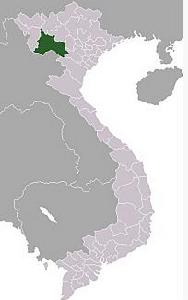 山羅省在越南的位置