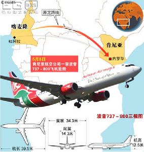 肯亞一架客機在喀麥隆失蹤