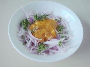 樹番茄拌洋蔥 樹番茄拌洋蔥