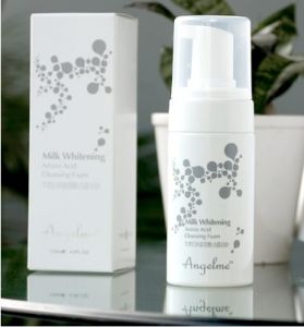 安久美牛奶白潤胺基酸潔面泡泡