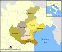 威尼托區地理圖