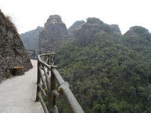 五指石棧道及風景照片