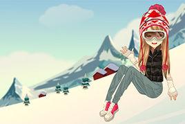 冬天滑雪 冬天滑雪