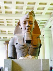 古埃及法老像（大英博物館）