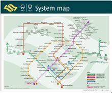 新加坡捷運及輕軌路線圖