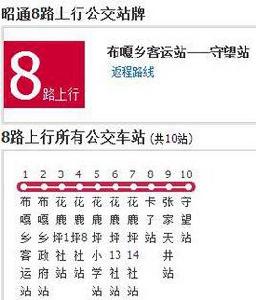 昭通公交8路 昭通公交8路