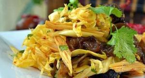 腐竹木耳拌包菜