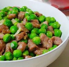 青豆炒肉