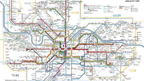 德勒斯登：12+3軌道交通線路圖