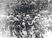 第12軍31師向上甘嶺地區開進增援