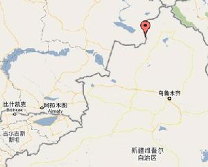 喀爾交鄉在新疆維吾爾自治區內位置