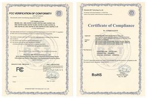 FCC、Rohs證書