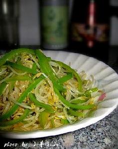 青椒綠豆芽 青椒綠豆芽
