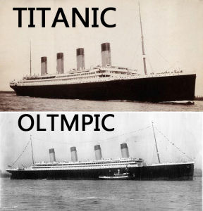 “鐵達尼號”和“奧林匹克號”比較