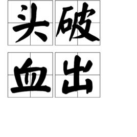 頭破血出