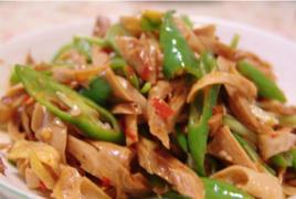 青椒豆筋 青椒豆筋