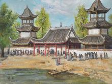 老長沙油畫創作