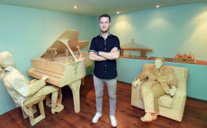 火柴雕“教父”