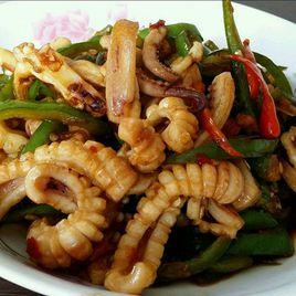 炒鮮魷魚 炒鮮魷魚