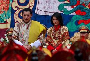 不丹國王與王妃