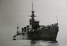 擔任第三戰隊旗艦時的鬼怒號