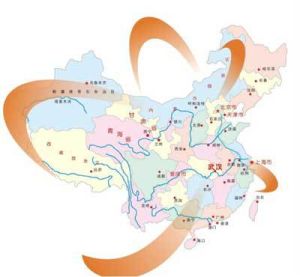 中國經濟經濟區域圖