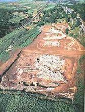 紅山文化:牛河梁中部積石冢全景