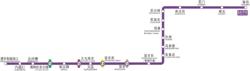 北京捷運15號線線路圖