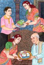 種善因得善果，印度畫