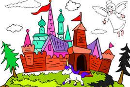 城堡填顏色 城堡填顏色