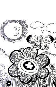 兒童線描畫 兒童線描畫