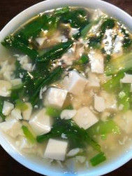 白菜豆腐湯 白菜豆腐湯