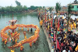 （圖）靈水村的轉燈場