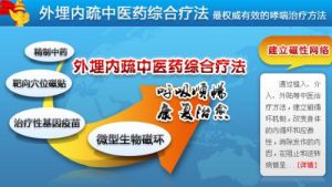 外埋內疏治療體系