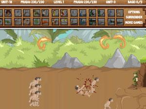 原始防禦戰之全面開戰小遊戲 3366小遊戲