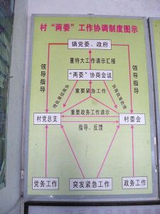 陳家自然村的村“兩委”公事程式公示板