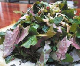 涼拌魚腥草葉 涼拌魚腥草葉