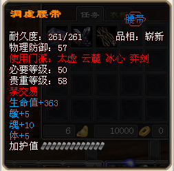 洞虛腰帶 洞虛腰帶