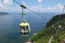 遊人可從纜車飽覽與南朗山優美海景