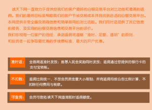 誠天下返傭網承諾