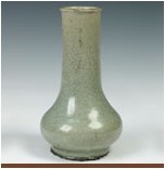 南宋龍泉窯青瓷直口瓶 南宋龍泉窯青瓷直口瓶