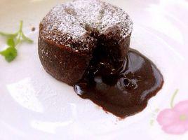 朱古力熔岩蛋糕 朱古力熔岩蛋糕