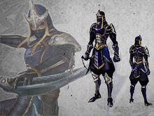 《戰國無雙》中的半藏設定圖