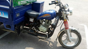 三輪機車油氣兩用 三輪機車實例車