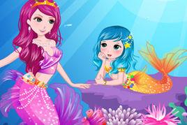 人魚公主母女 人魚公主母女