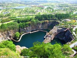 上海辰山植物園礦坑花園 上海辰山植物園礦坑花園